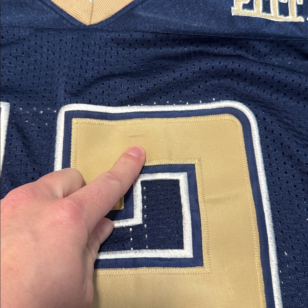 Vintage Colosseum Athletics Mens Pittsburgh Panthers Mesh Football Jersey PITT - Picture 4 of 8